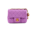 Chanel Purple Pearl Crush Square Lambskin Bag (Microchipped)