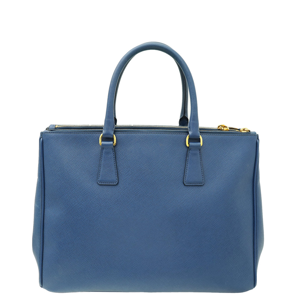 Prada Blue Galleria XL Tote Bag