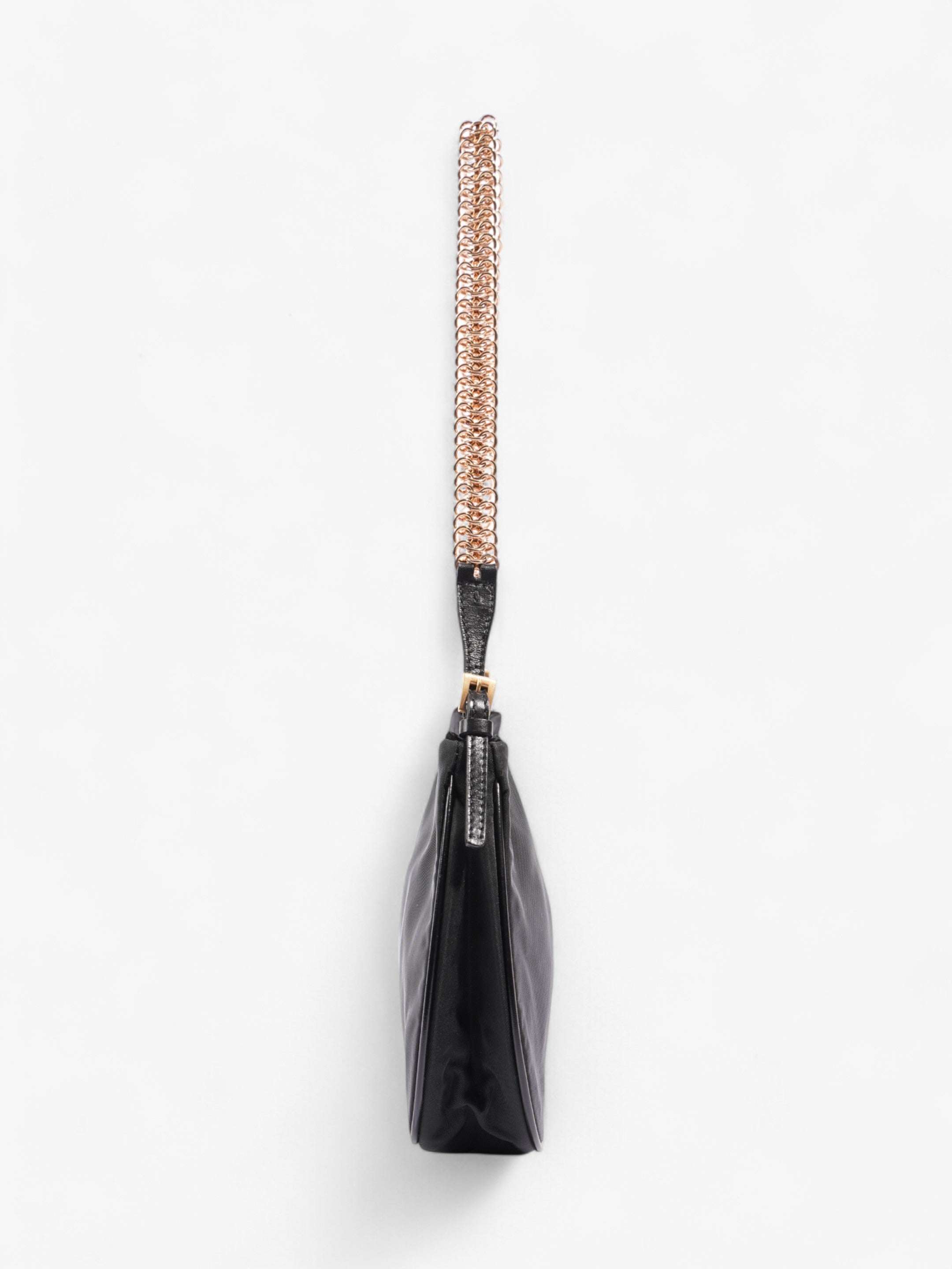 Prada Tessuto Shoulder Bag Black Nylon