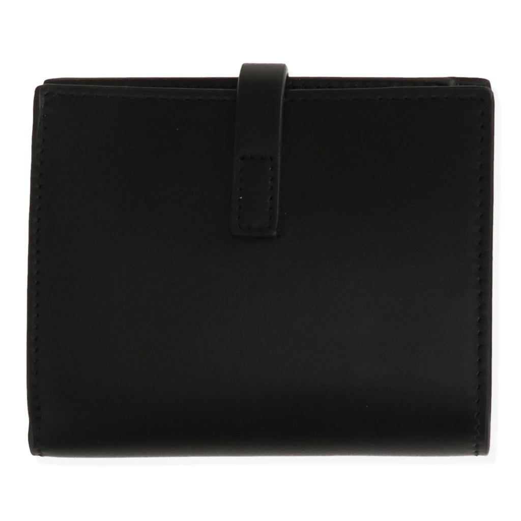 Palm Angels Womens Black/Gold Wallet