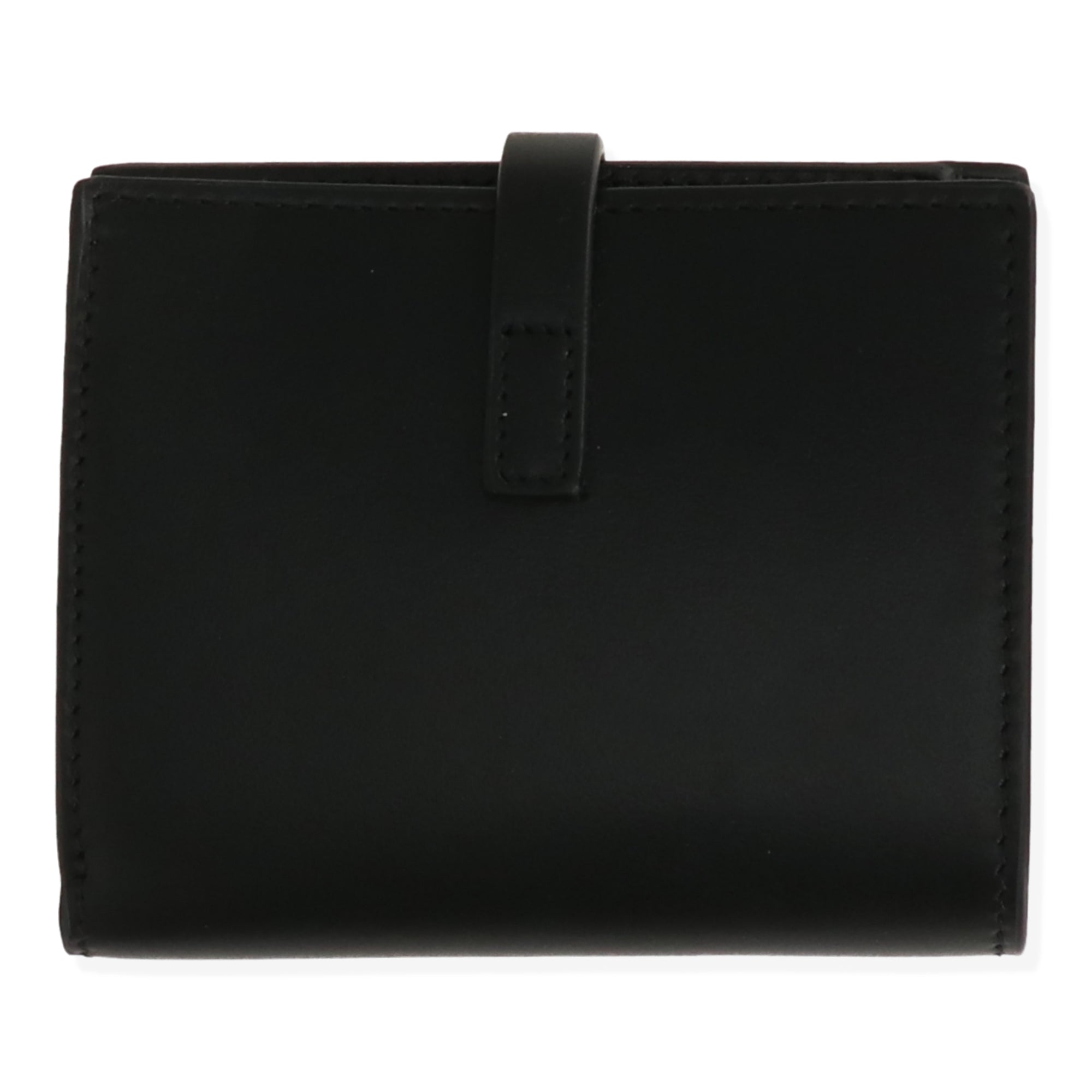 Palm Angels Womens Black/Gold Wallet