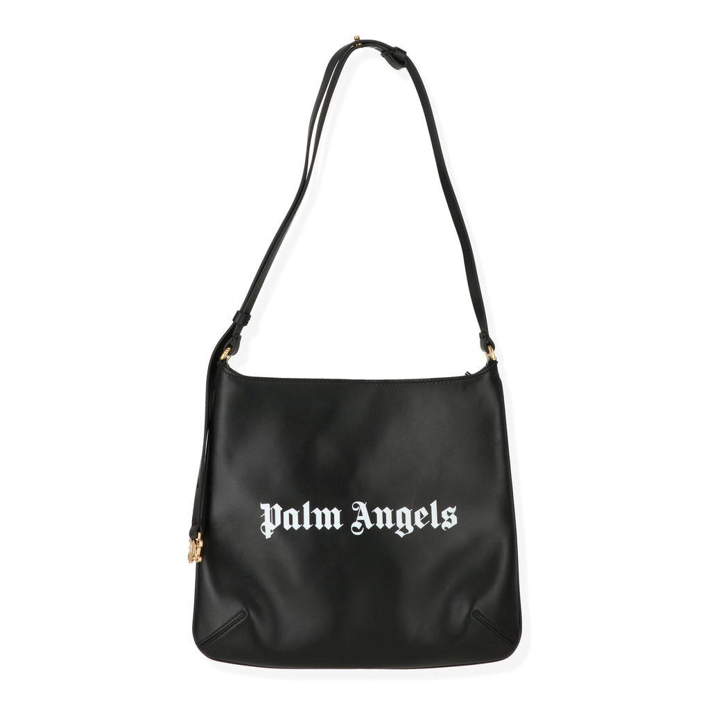 Palm Angels Womens Black/White Shoulder Bag