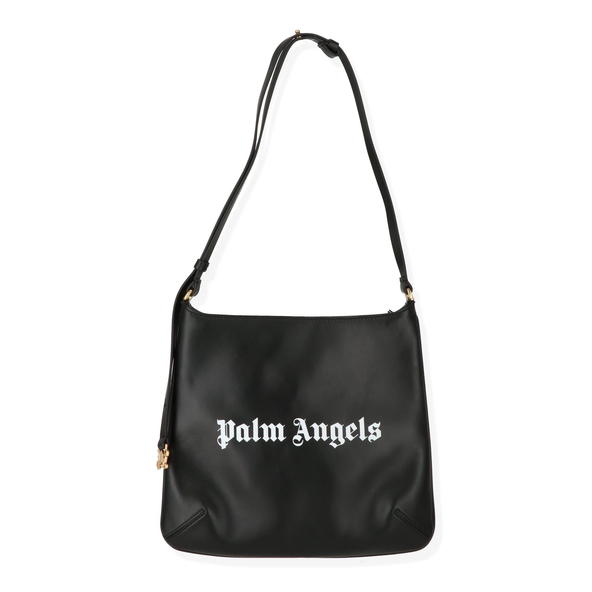 Palm Angels Womens Black/White Shoulder Bag