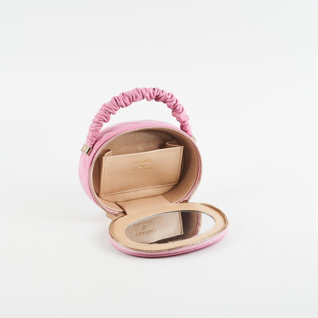 Chanel Mini Top Handle Pink
