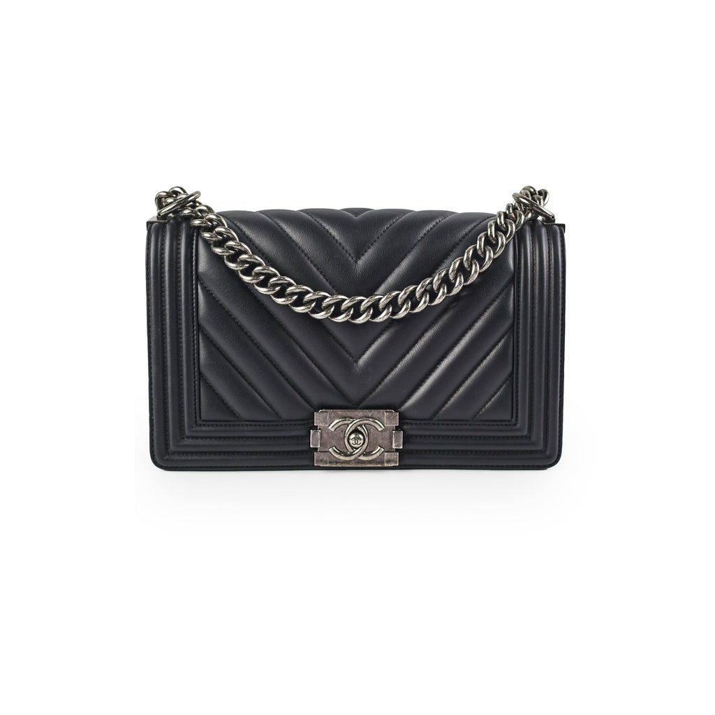 DEAL OF THE WEEK Chanel Old Medium Boy Black