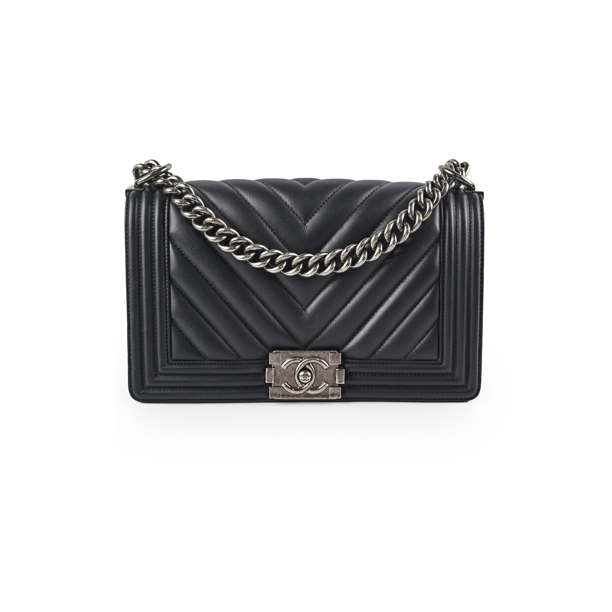 DEAL OF THE WEEK Chanel Old Medium Boy Black