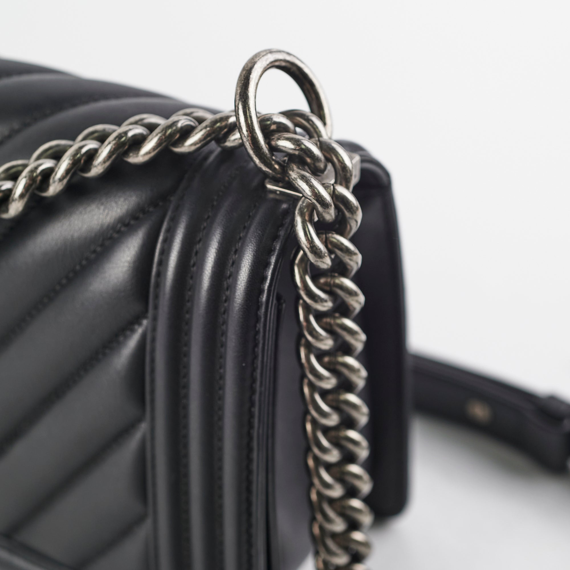 DEAL OF THE WEEK Chanel Old Medium Boy Black