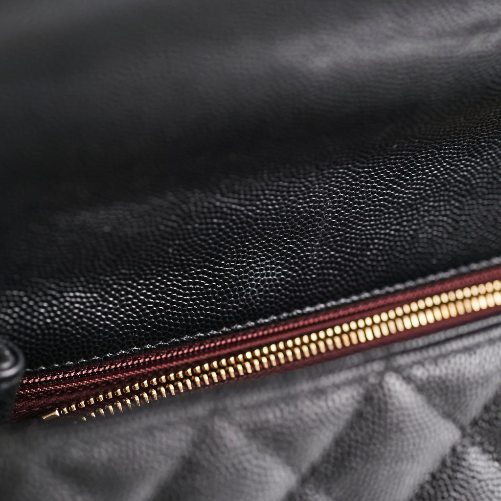 Chanel Medium Coco Handle Caviar Black