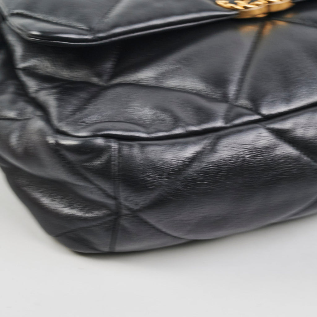Chanel 19 Medium Goatskin Black