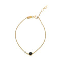Piaget 18K Rose Gold Onyx 1 Diamond Possession Bracelet
