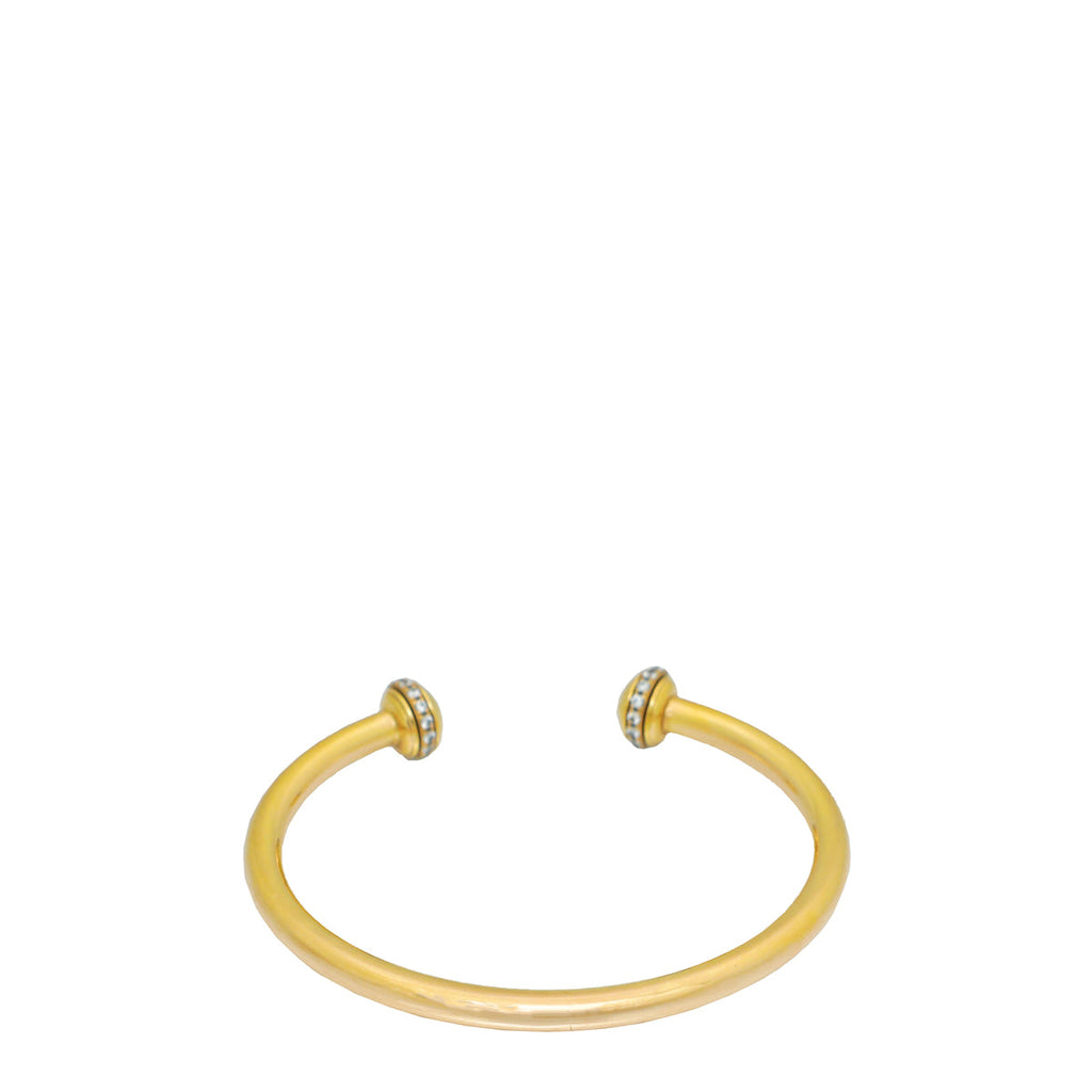 Piaget 18K Yellow Gold 30 Diamonds Possession Open Bracelet 15