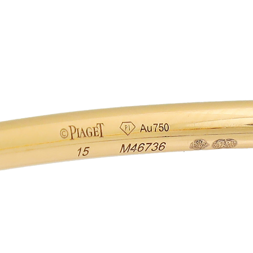 Piaget 18K Rose Gold Possession Open Small Bangle 15