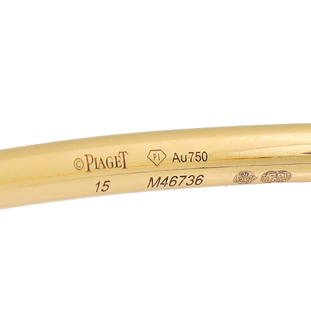 Piaget 18K Rose Gold Possession Open Small Bangle 15