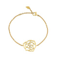 Piaget 18K Rose Gold Diamond Rose Bracelet