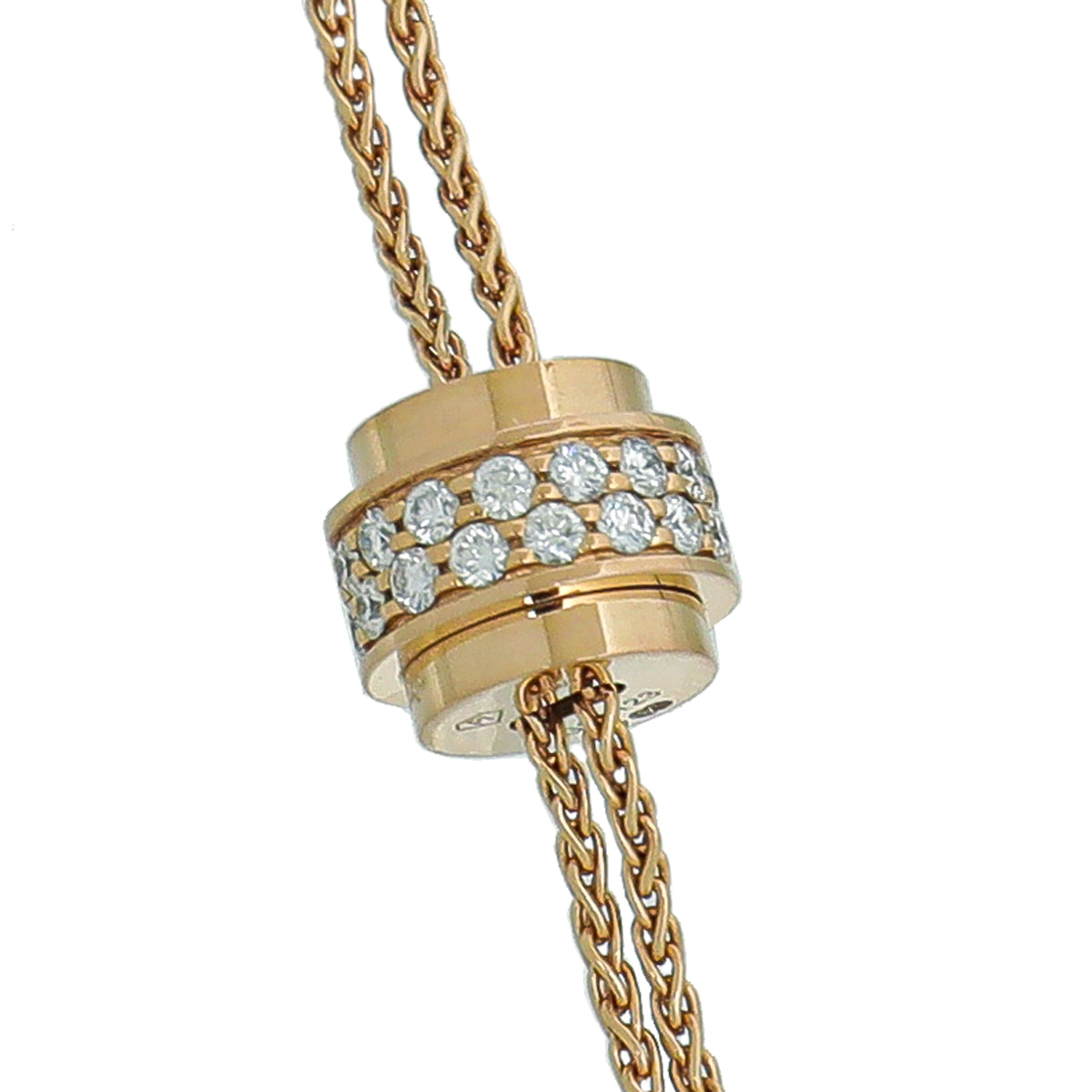 Piaget 18K Rose Gold Diamond Possession Pendant Necklace