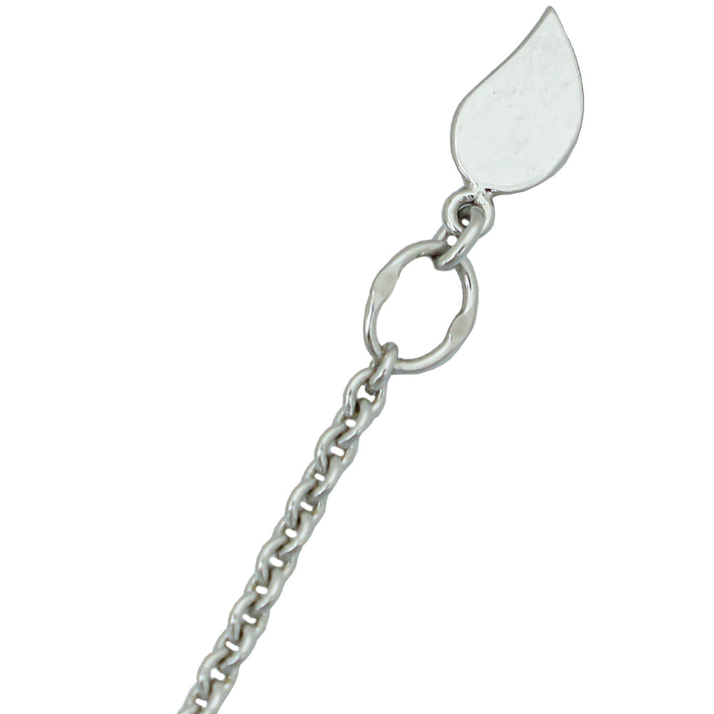 Piaget 18K White Gold Diamonds Tourmaline Rose Necklace