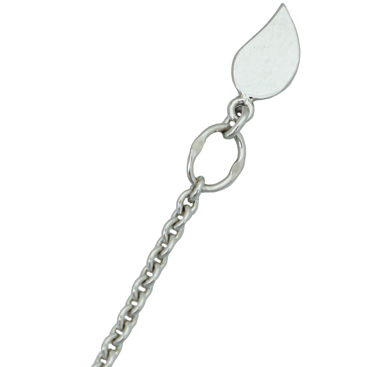 Piaget 18K White Gold Diamonds Tourmaline Rose Necklace