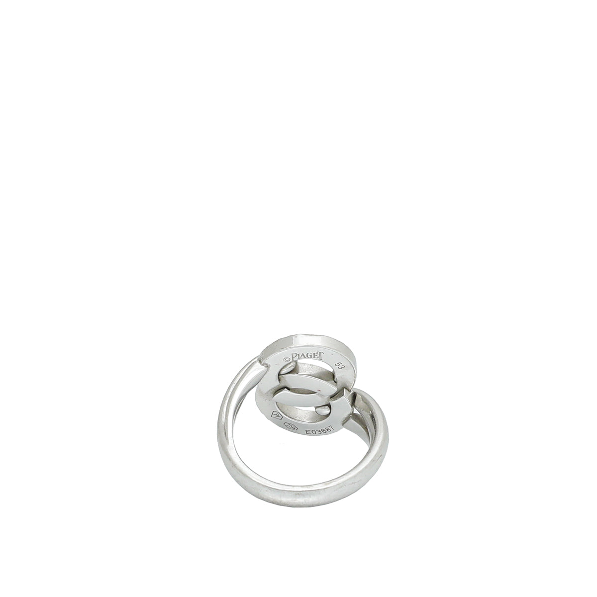 Piaget 18K White Gold Diamond Possession Toi & Moi Ring 53