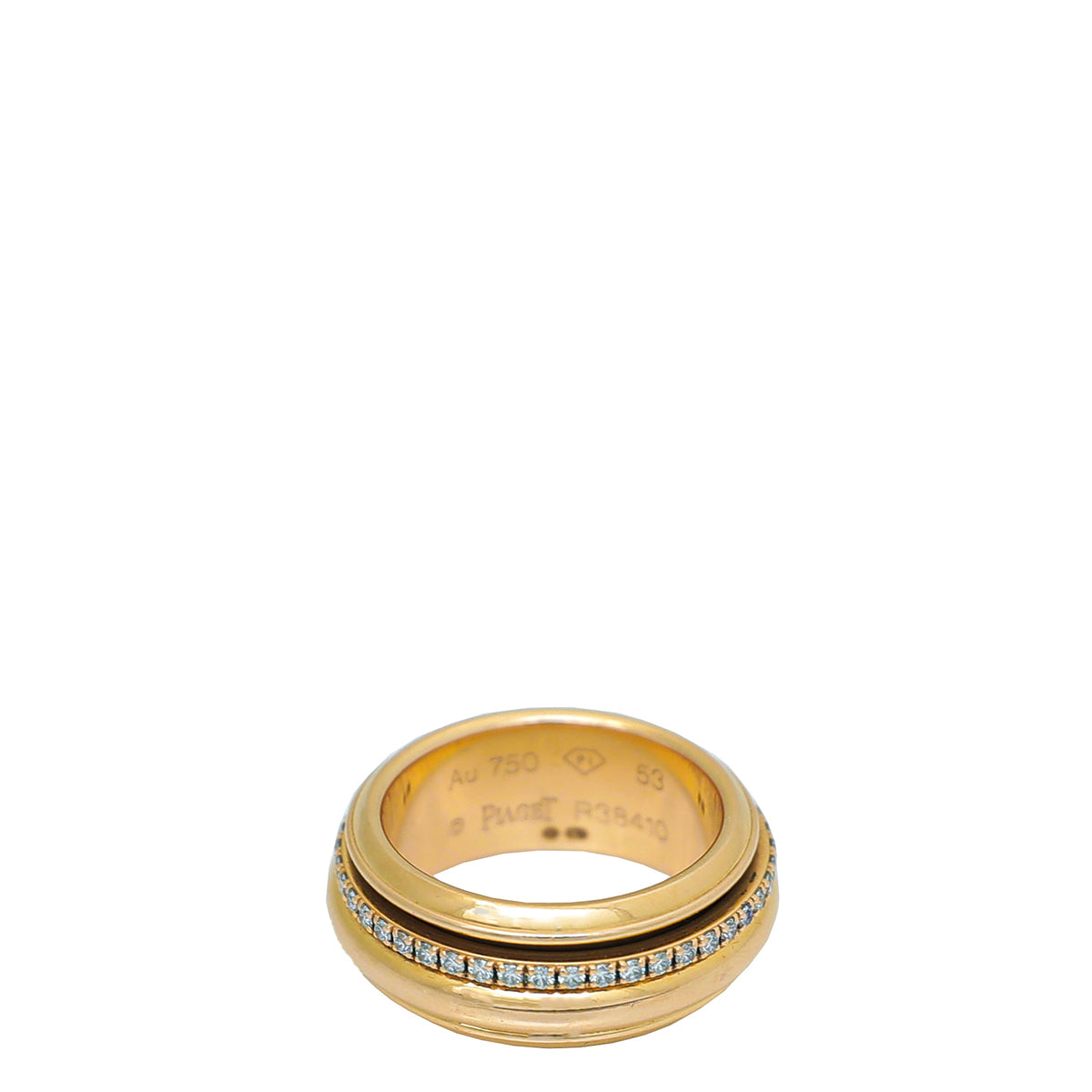 Piaget 18K Pink Gold Diamonds Possession Turning Band Ring 53