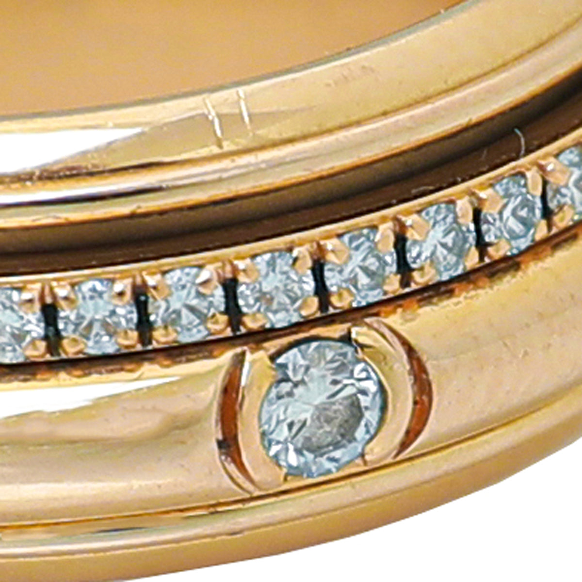 Piaget 18K Pink Gold Diamonds Possession Turning Band Ring 53