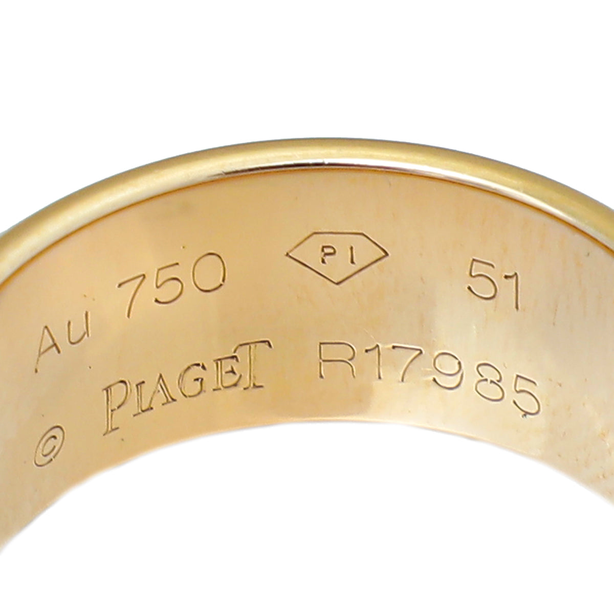 Piaget 18K Rose Gold Diamonds Possession Ring 51