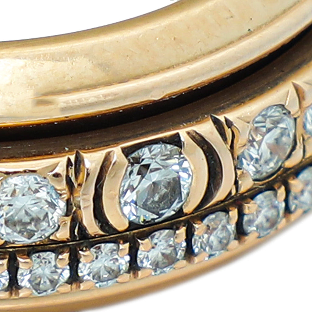 Piaget 18K Rose Gold Diamonds Possession Ring 51