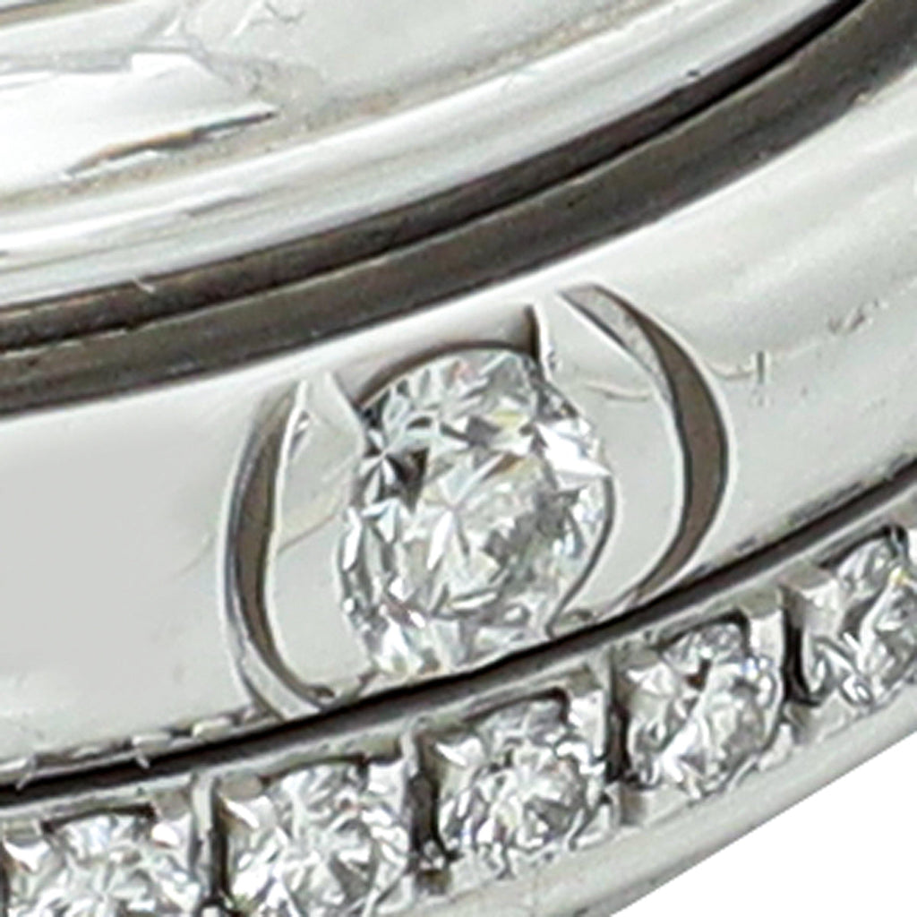 Piaget 18K White Gold Diamonds Possession Turning Band Ring 54
