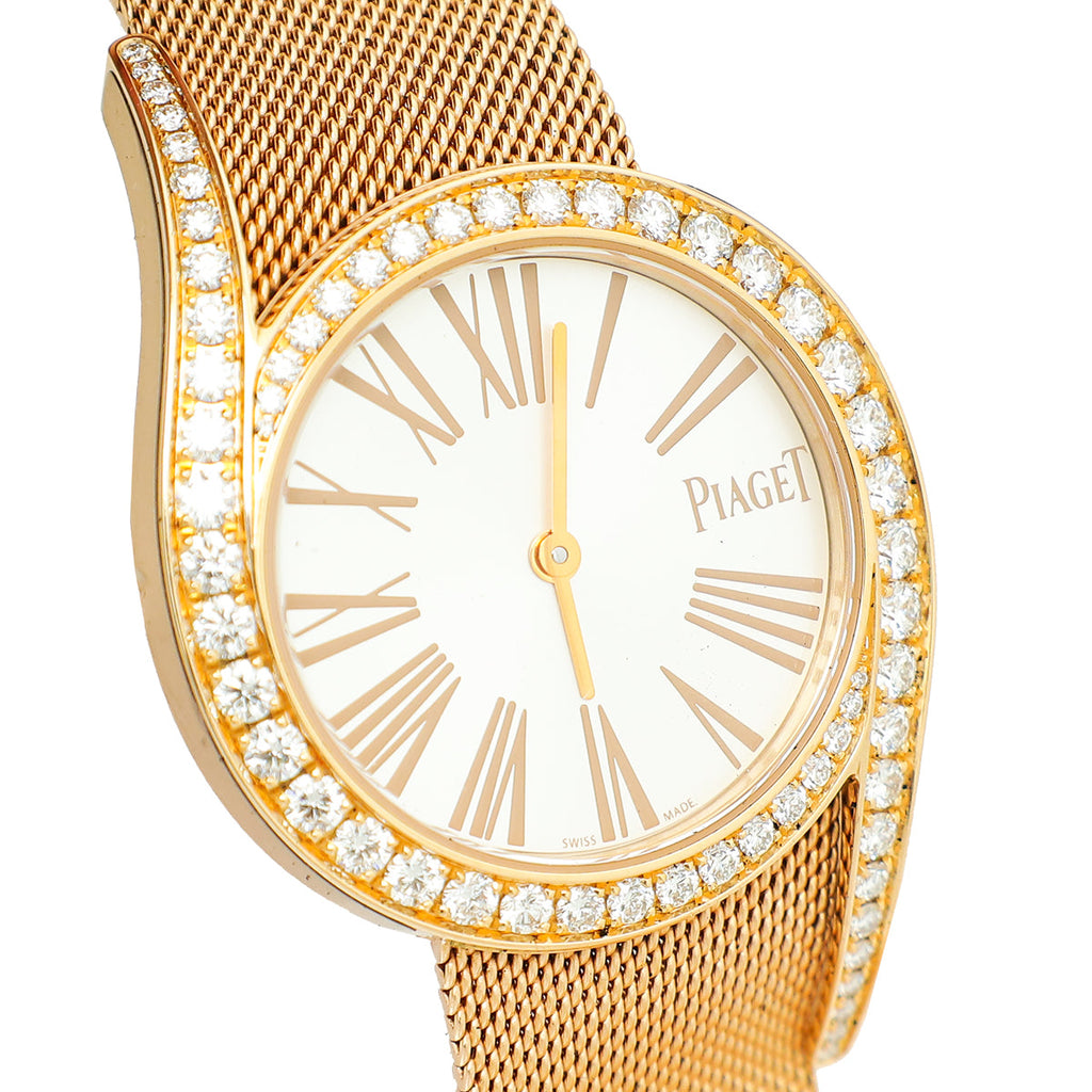 Piaget 18K Rose Gold Diamond Limelight Gala 32mm Quartz Watch