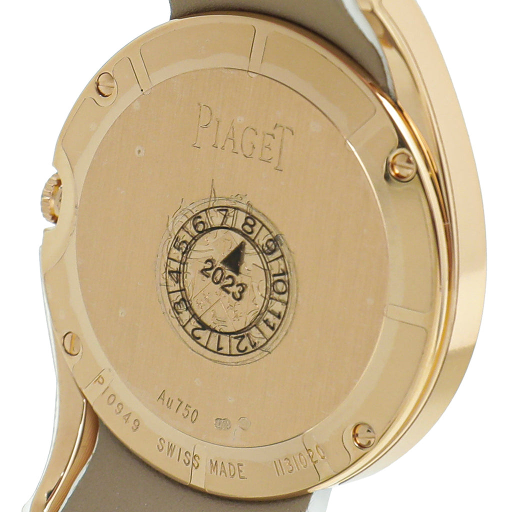 Piaget 18K Rose Gold Limelight Gala Diamond Gold 38mm Watch