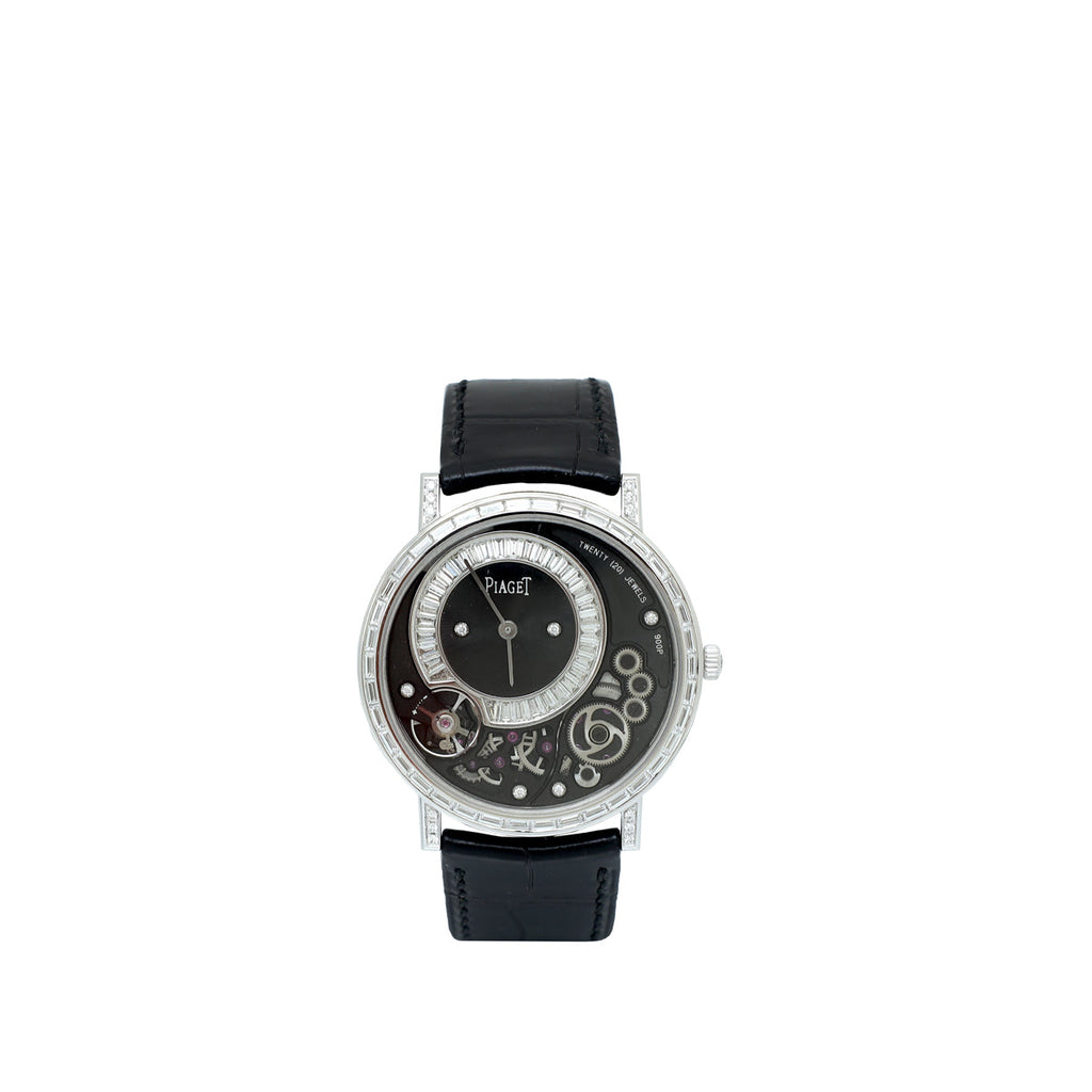 Piaget 18K White Gold Diamond Altiplano Automatic 38mm Watch