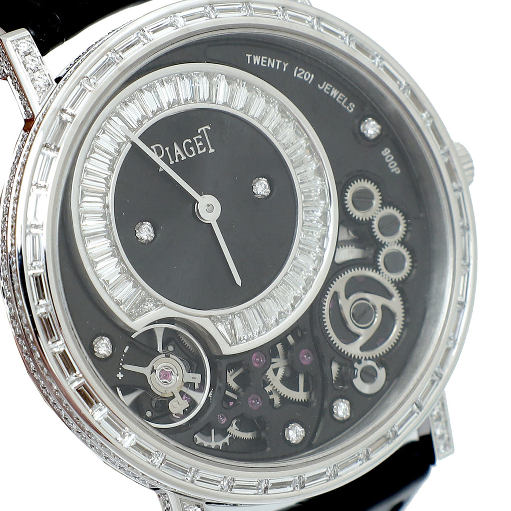 Piaget 18K White Gold Diamond Altiplano Automatic 38mm Watch