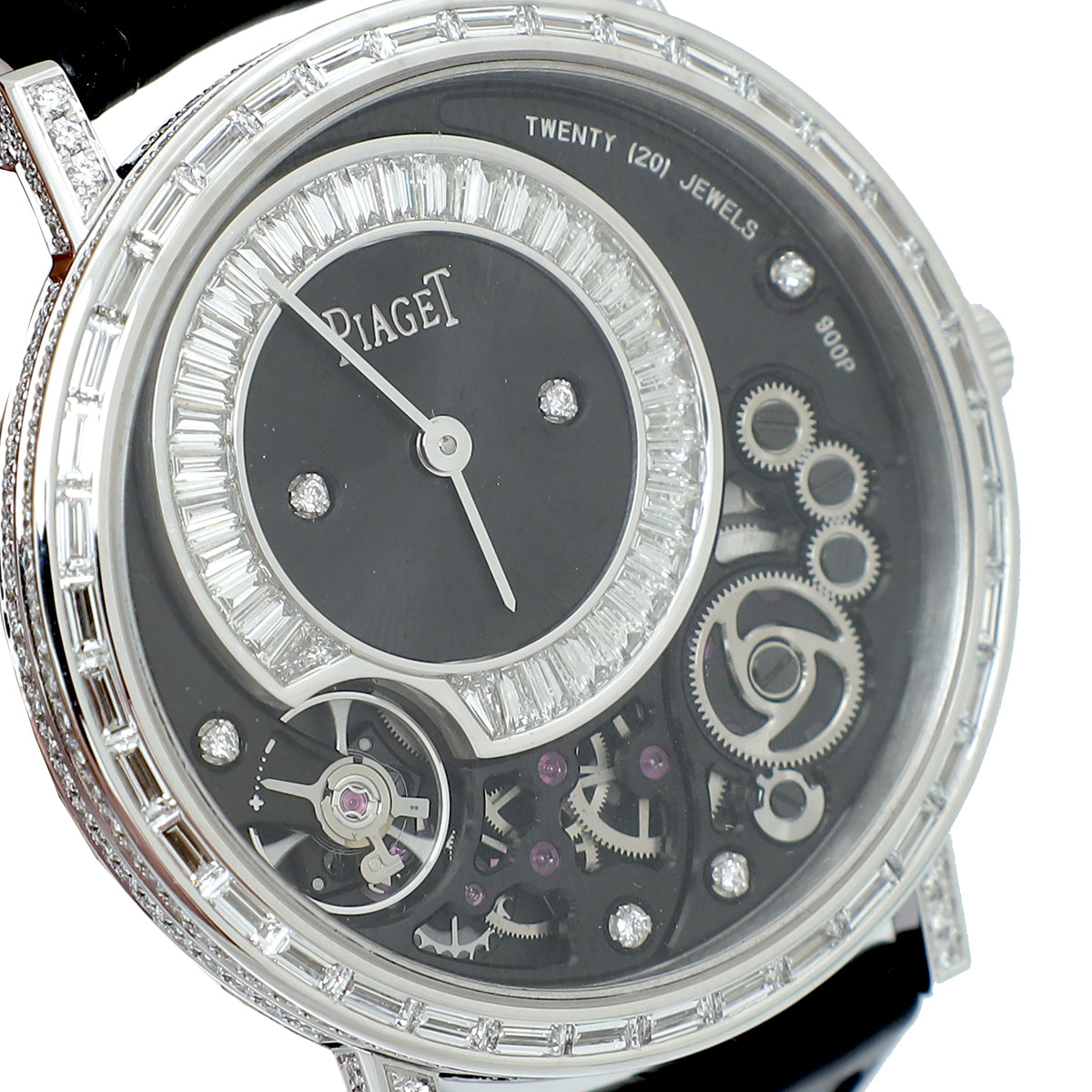 Piaget 18K White Gold Diamond Altiplano Automatic 38mm Watch