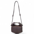 Polène Béri Textured Sandalwood Calf Leather
