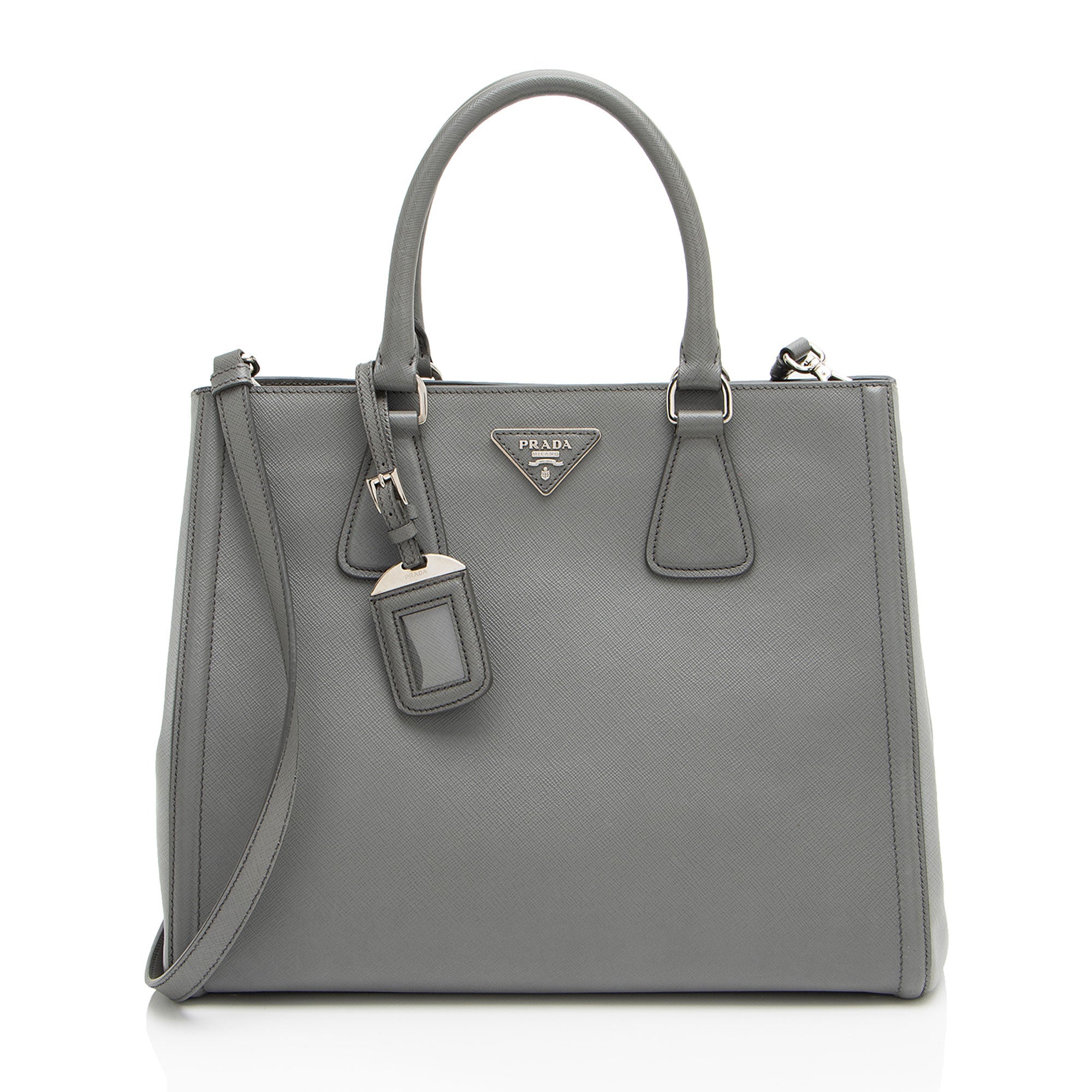 Prada Bicolor Saffiano Lux Tote