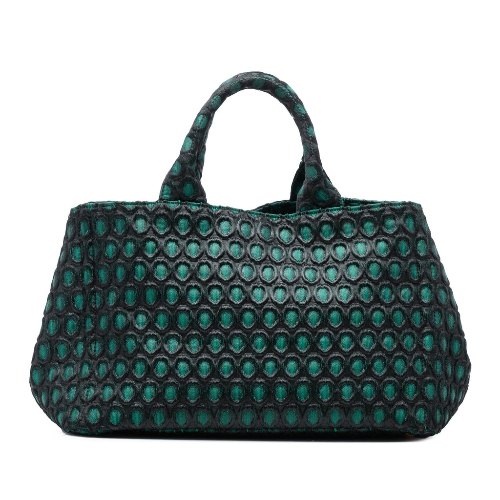 Prada Broccato Canapa Satchel