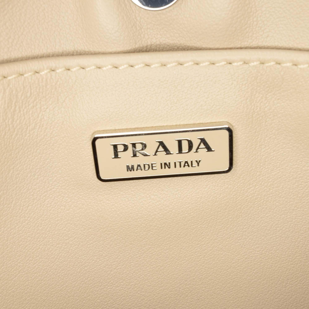 Prada Brushed Leather Cleo Shoulder Bag