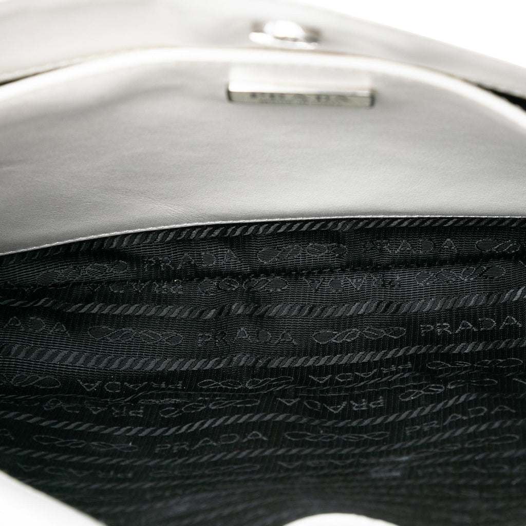 Prada Brushed Leather Cleo Shoulder Bag