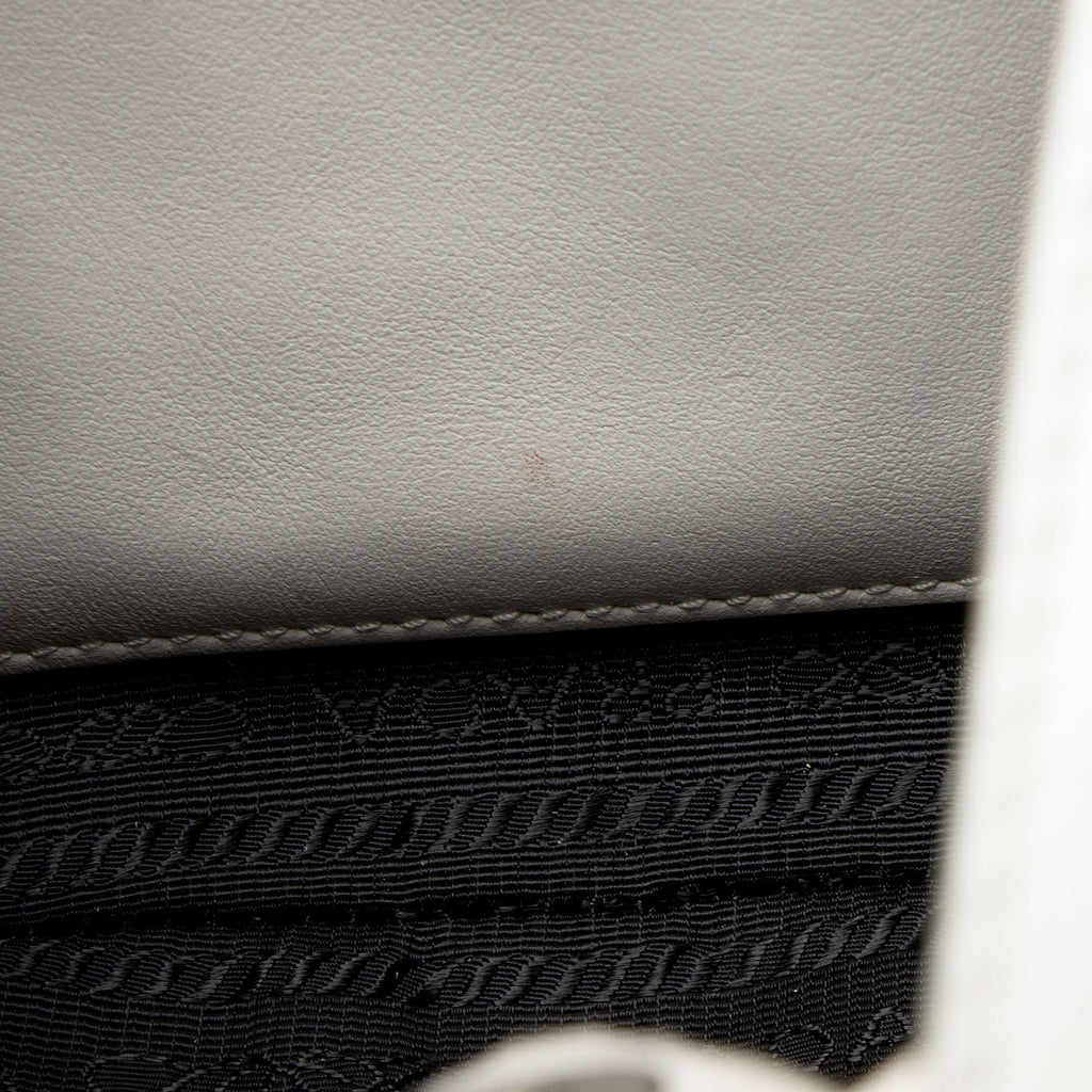 Prada Brushed Leather Cleo Shoulder Bag