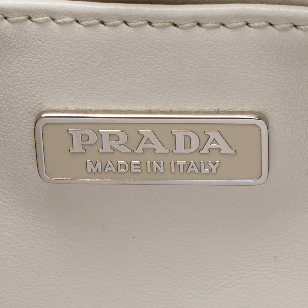 Prada Brushed Leather Cleo Shoulder Bag