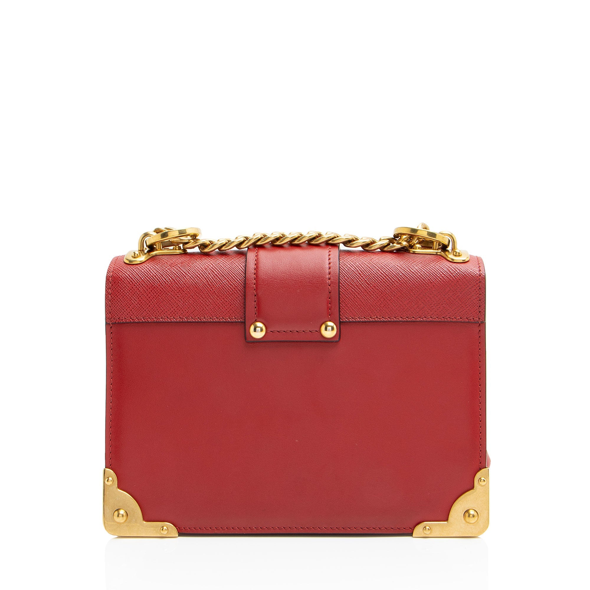 Prada Calfskin Cahier Shoulder Bag