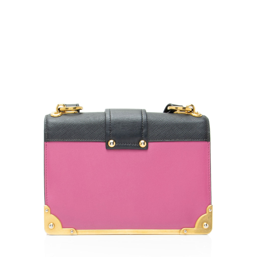 Prada Calfskin Cahier Shoulder Bag