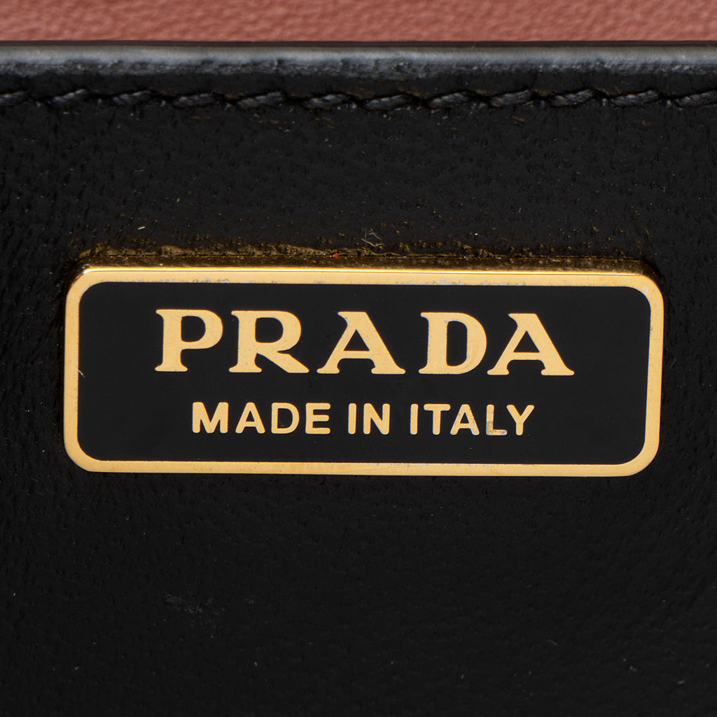 Prada Calfskin Cahier Shoulder Bag
