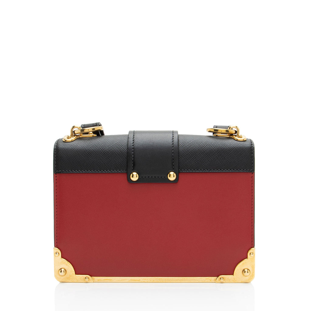 Prada Calfskin Cahier Shoulder Bag
