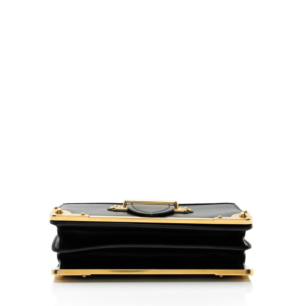 Prada Calfskin Cahier Shoulder Bag