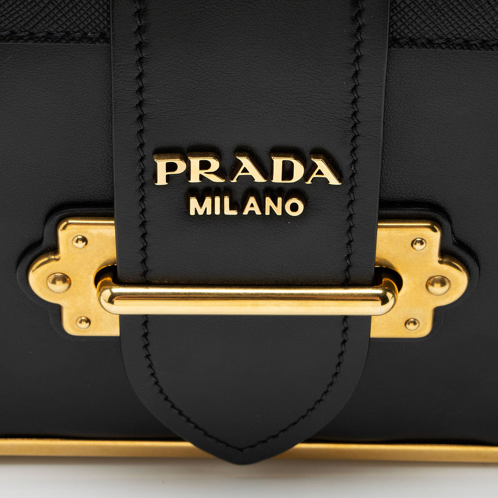 Prada Calfskin Cahier Shoulder Bag