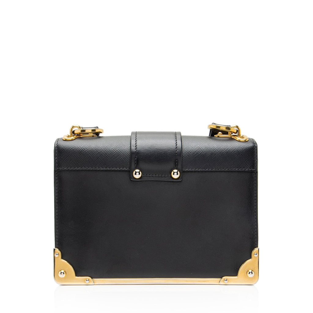 Prada Calfskin Cahier Shoulder Bag