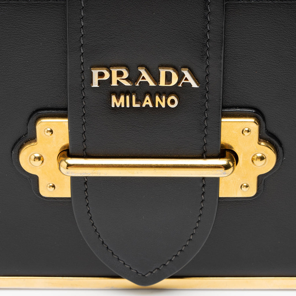Prada Calfskin Cahier Shoulder Bag