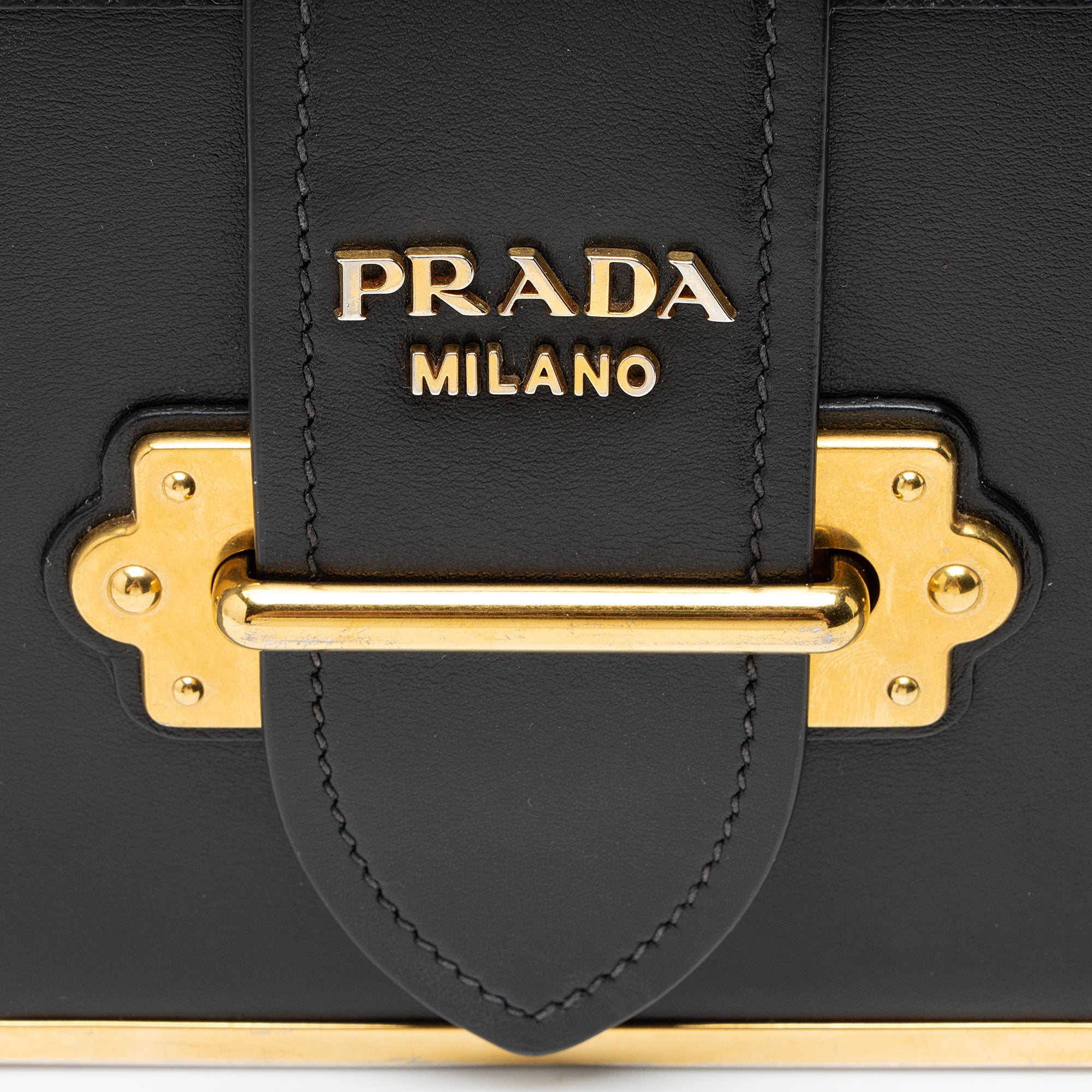 Prada Calfskin Cahier Shoulder Bag