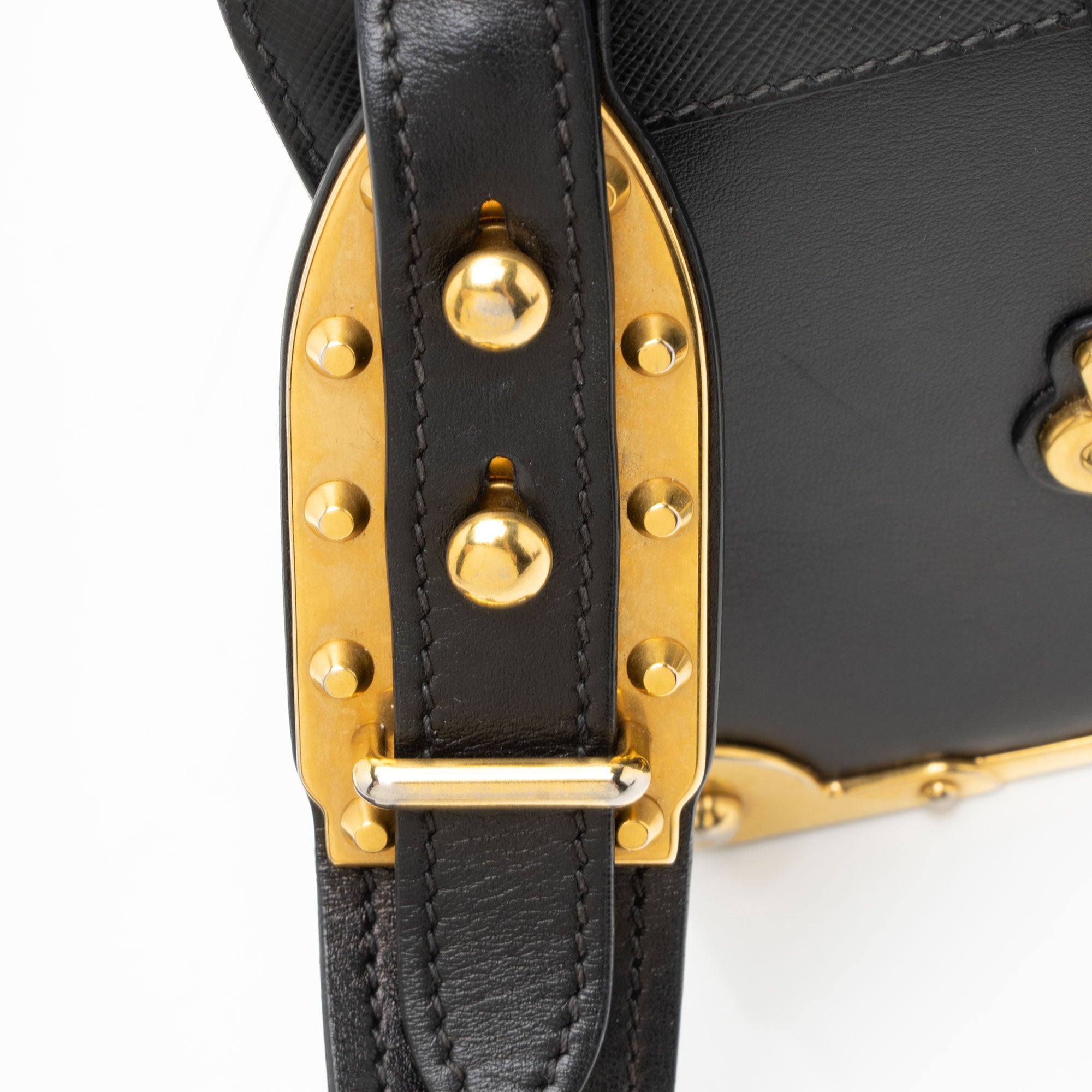 Prada Calfskin Cahier Shoulder Bag