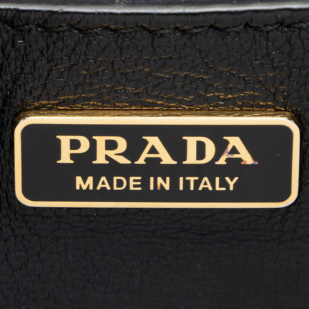 Prada Calfskin Cahier Shoulder Bag